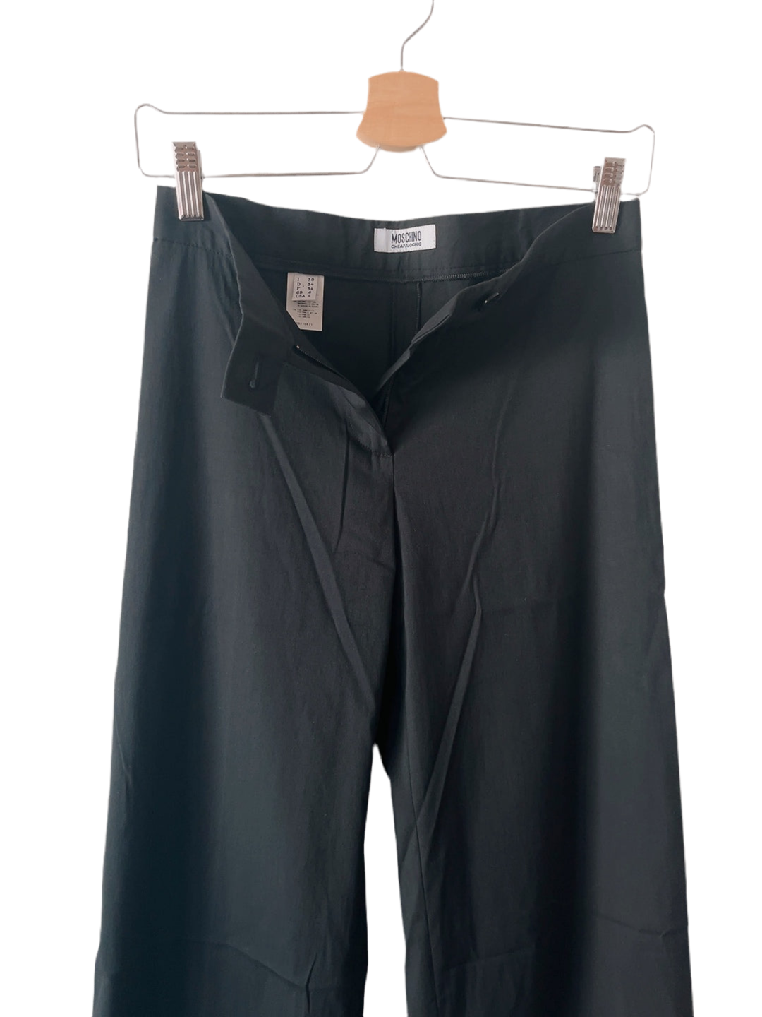 MOSCHINO vintage black wide pants