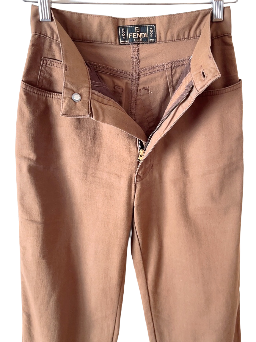 FENDI 90s Vintage cotton pants