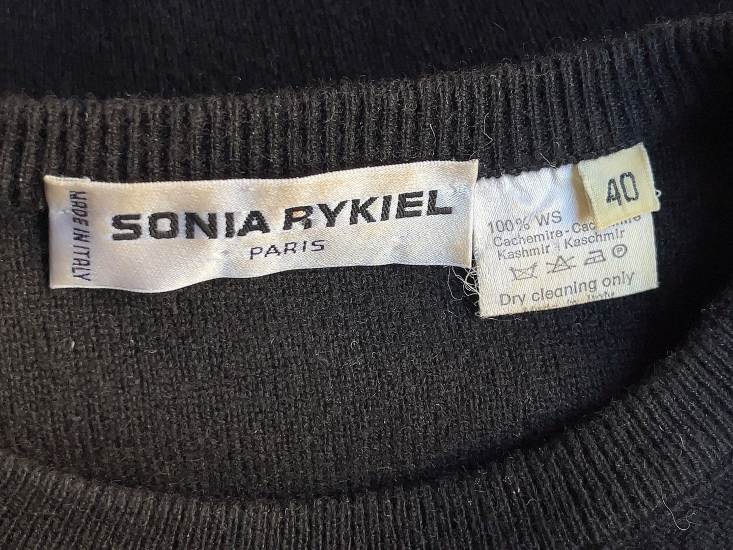 SONIA RYKIEL vintage cashmere sweater