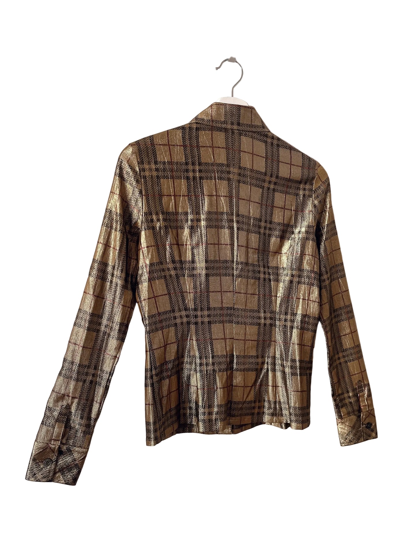 Burberrys golden check skirt