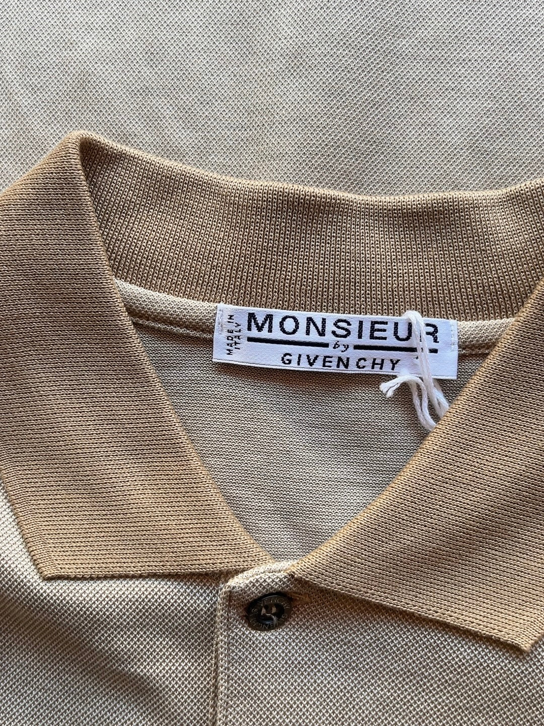 GIVENCHY 80s deadstock logo polo shirt