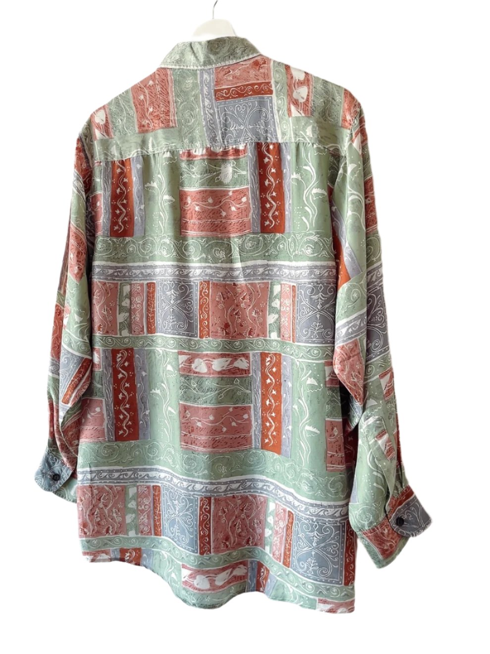 vintage silk pattern shirt