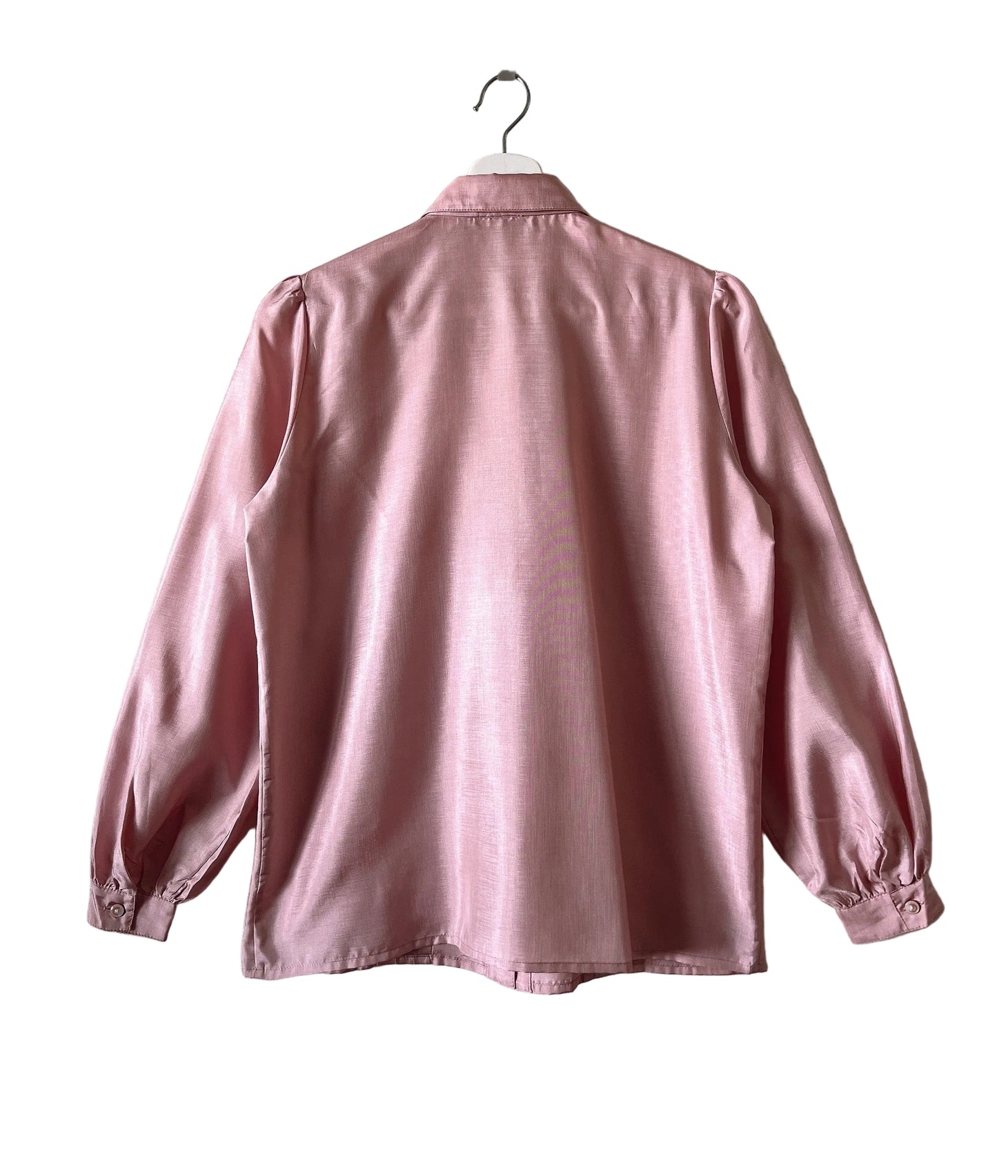 Pierre Balmain pink ribbon blouse