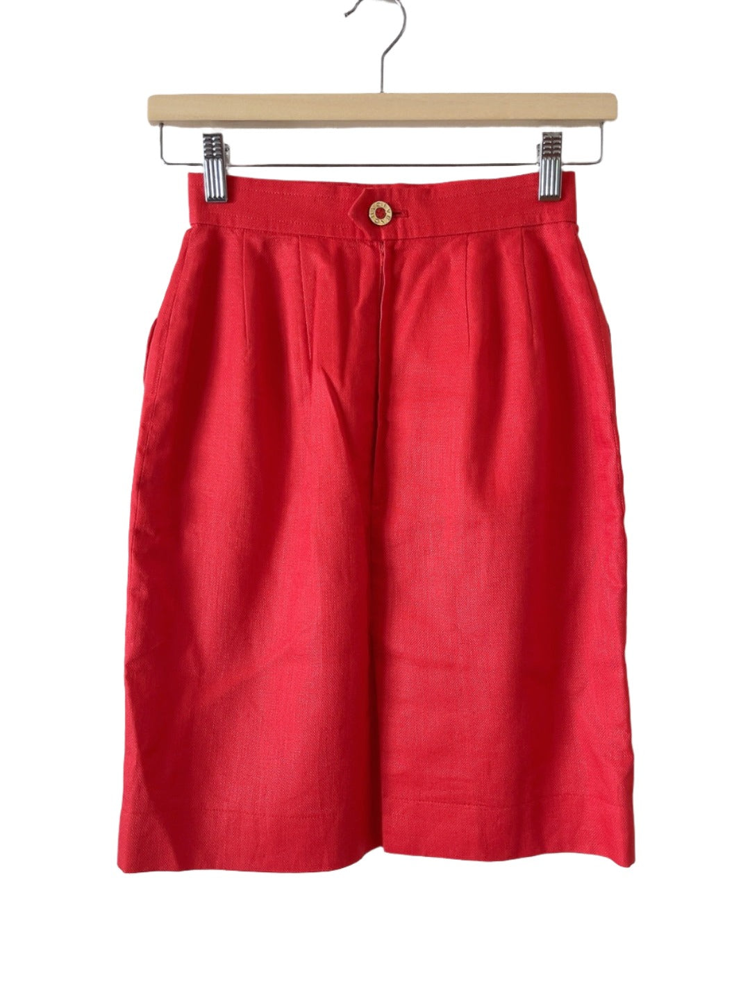GIVENCHY vintage dead stock linen skirt