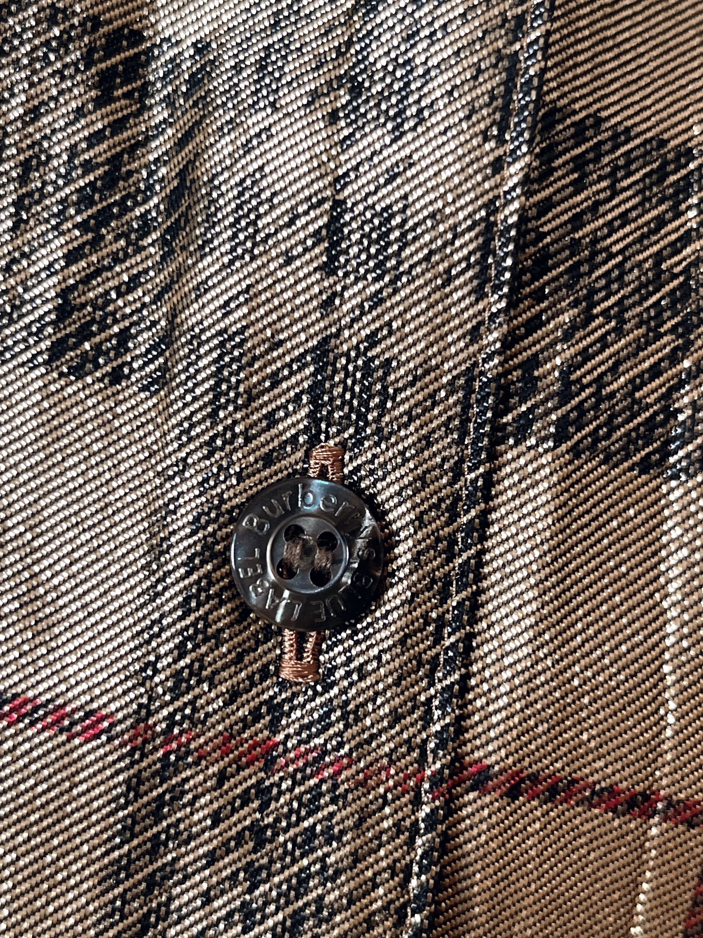 Burberrys golden check skirt
