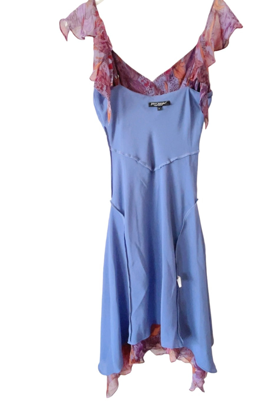 BETSEY JOHNSON vintage silk camisole long dress