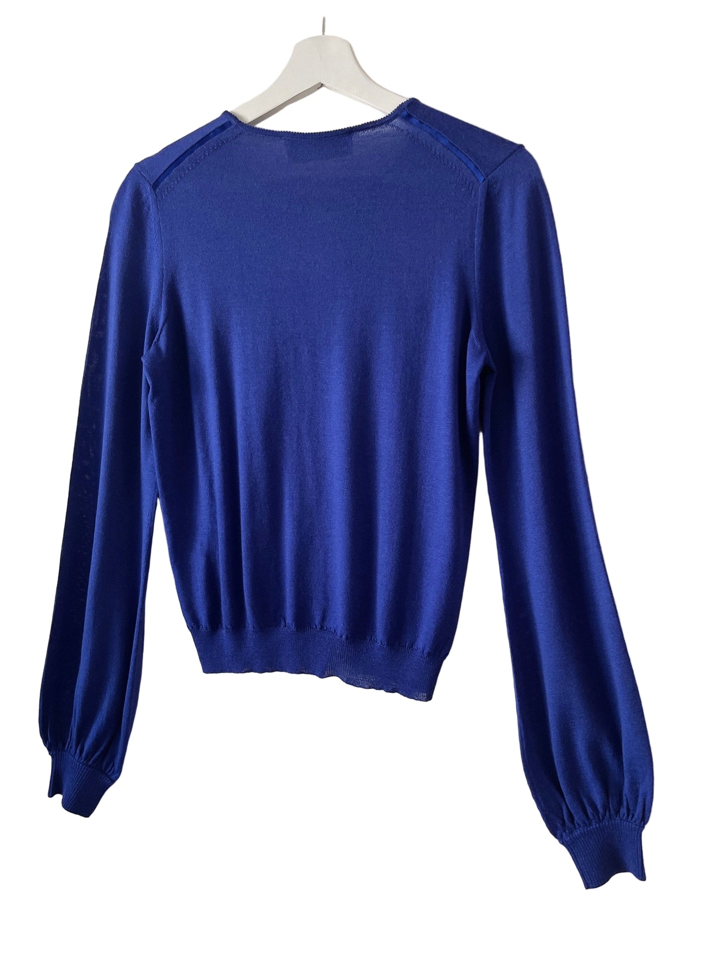 YSL - rive gauche blue knit