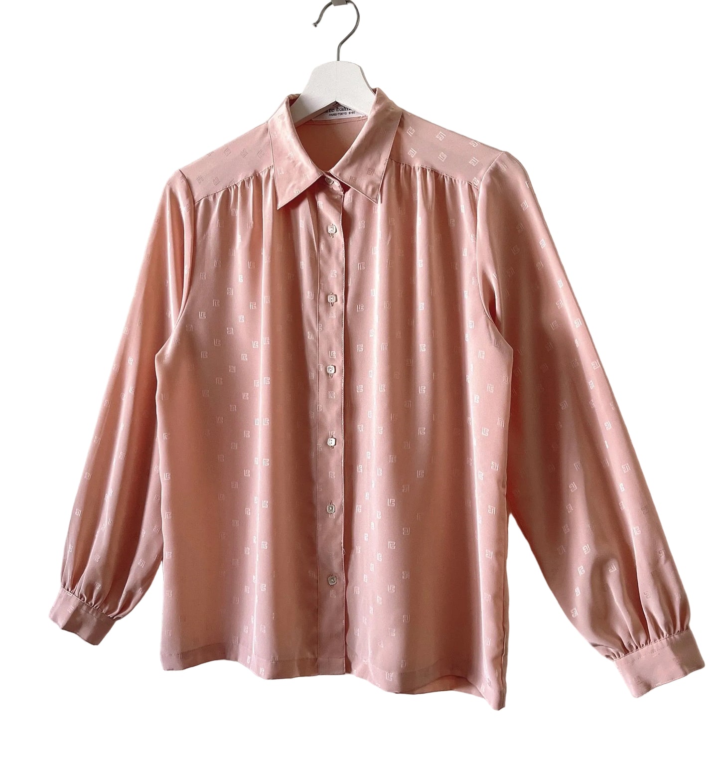 Pierre Balmain pink blouse