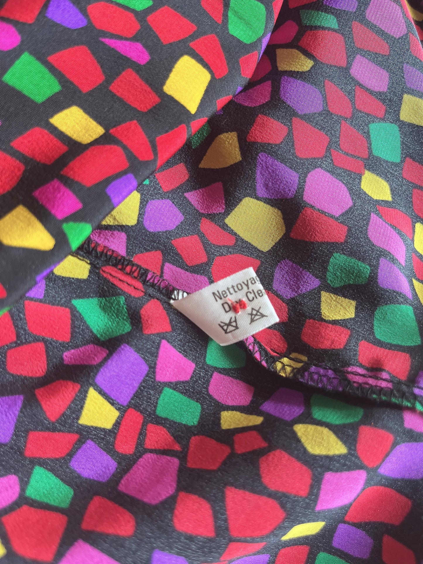 old Celine silk blouse