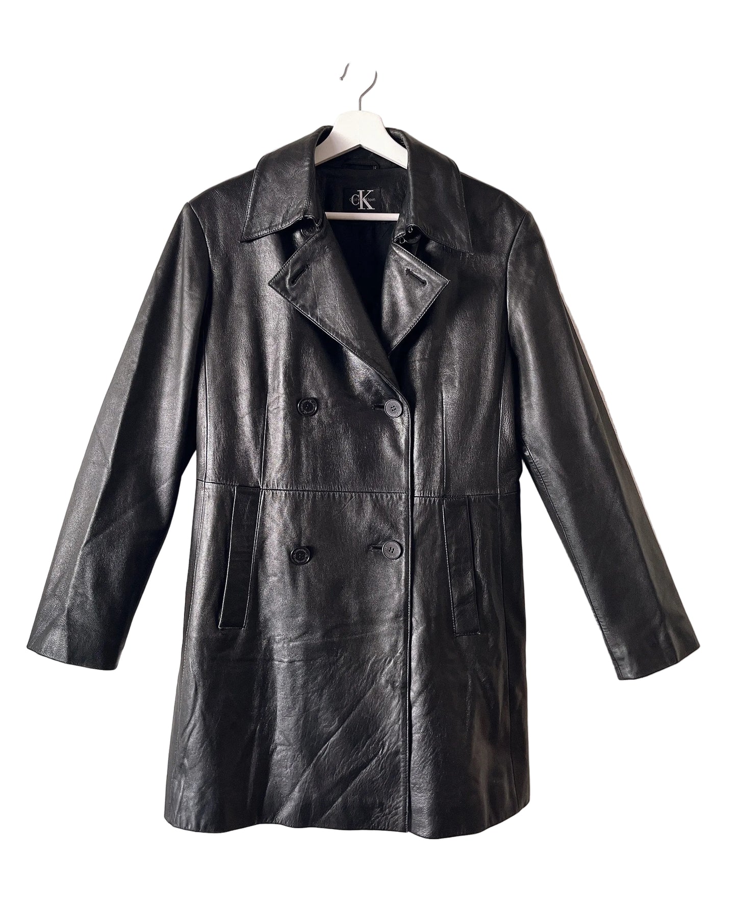 CK Calvin Klein leather jacket