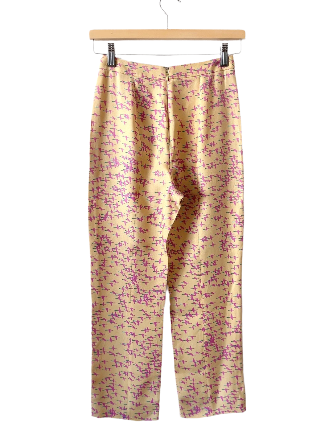 GIANNI VERSACE bird 鶴 motif vintage pants