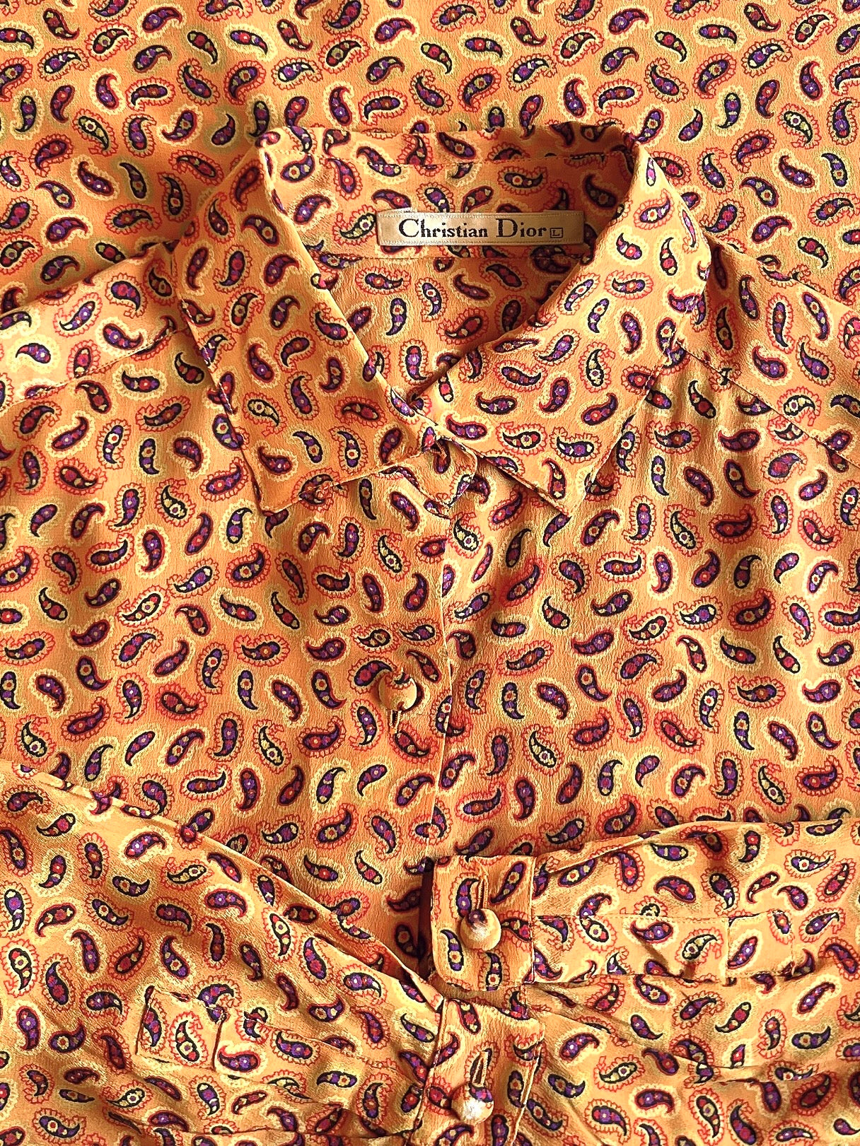 Christian Dior vintage silk blouse