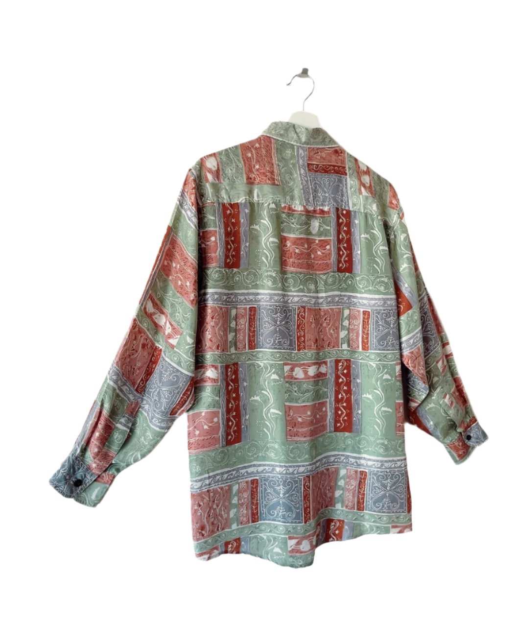 vintage silk pattern shirt