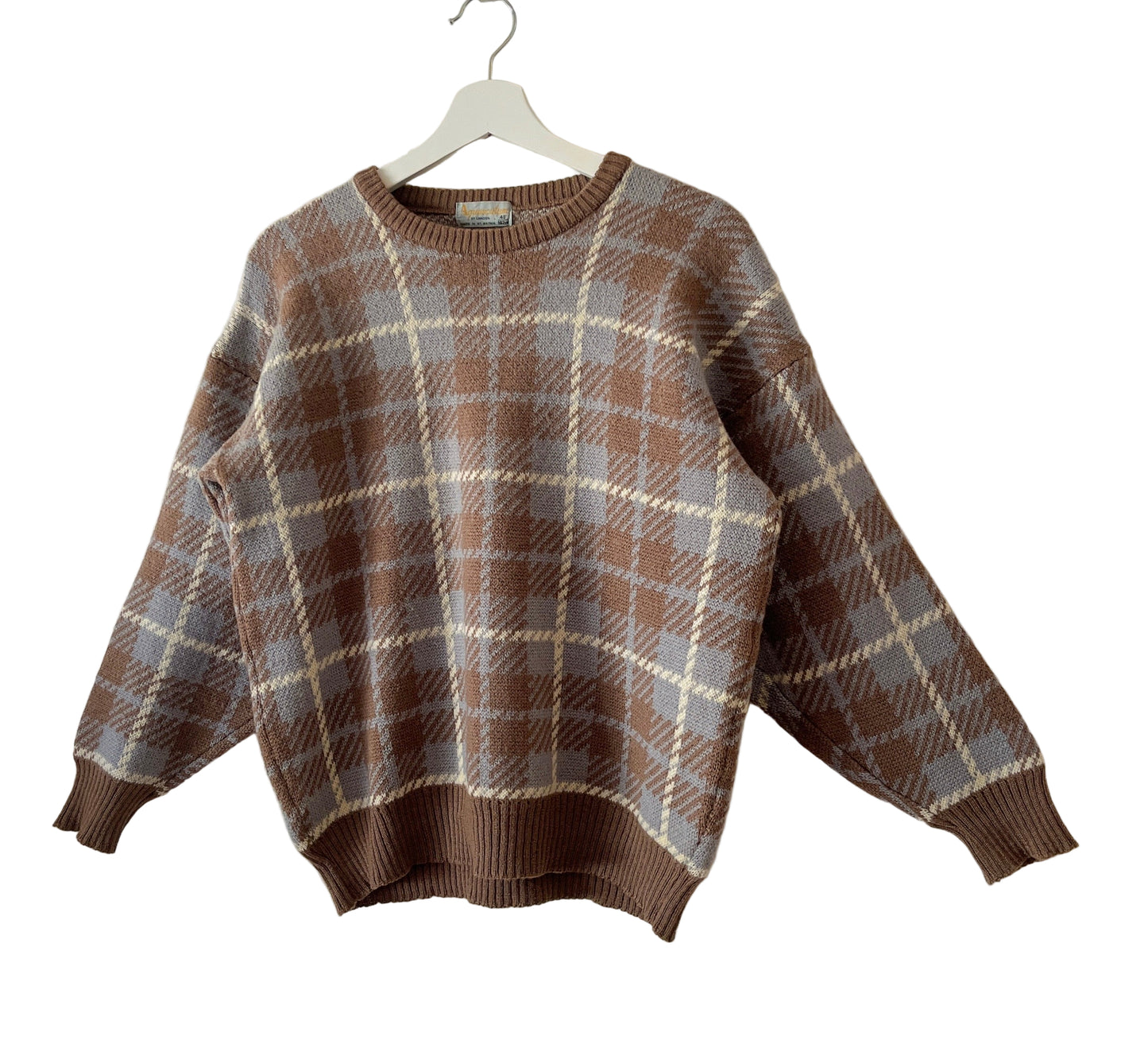 Aquascutum vintage check sweater