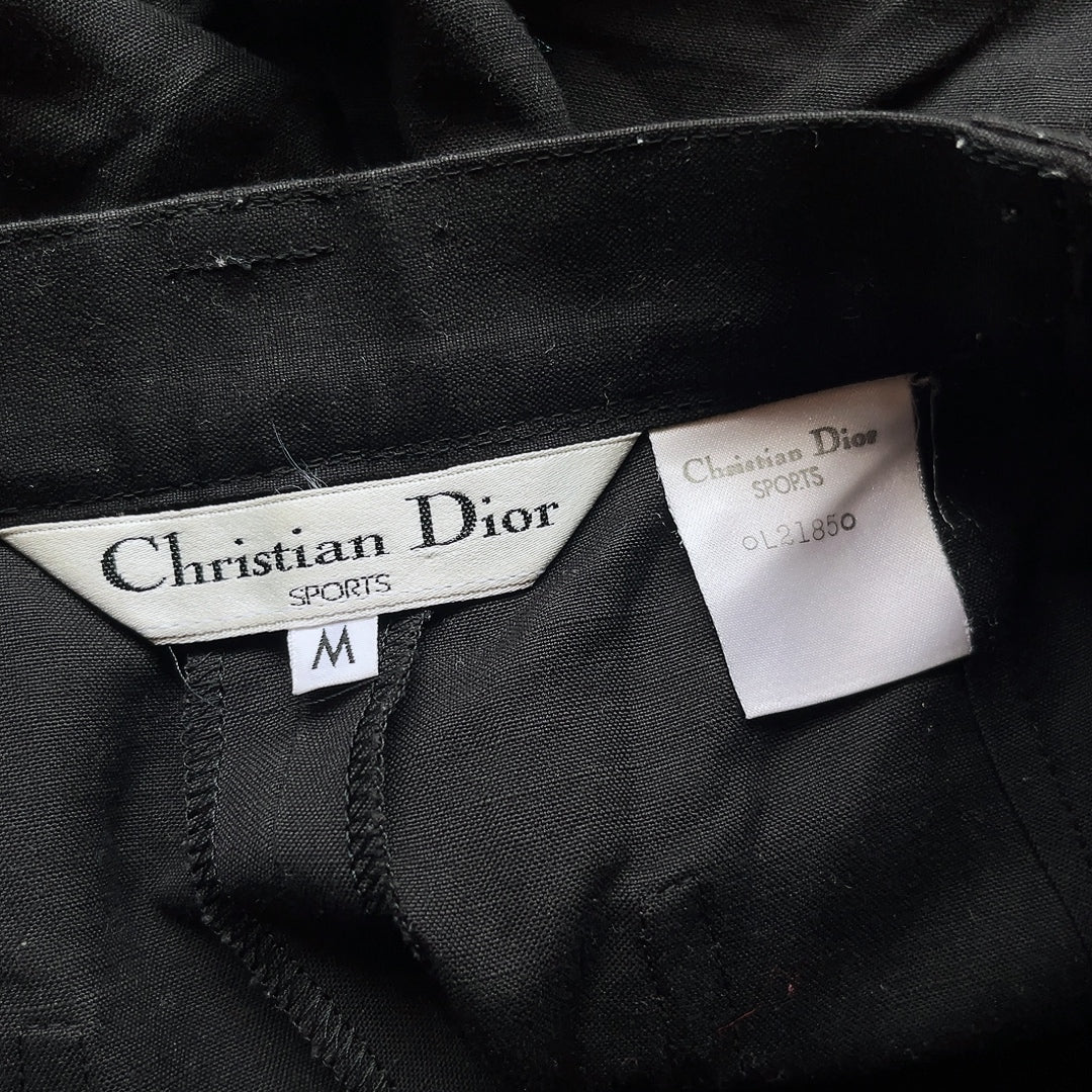 Christian Dior - sports 80s black shorts