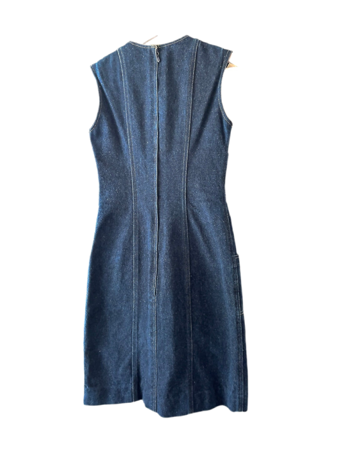 Chanel vintage denim one piece dress