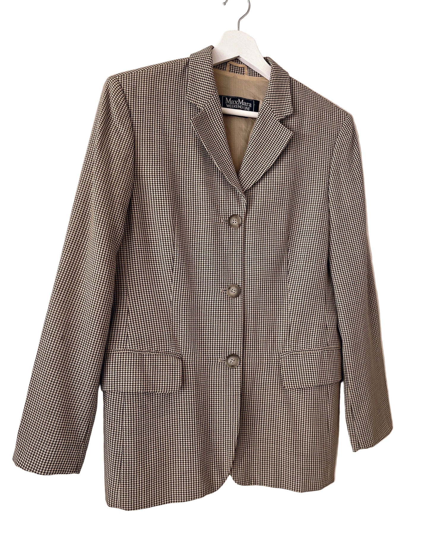MaxMara WEEKEND LINE vintage glen check jacket