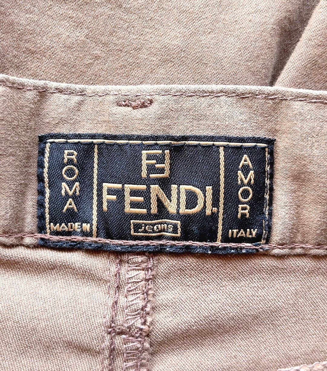 FENDI 90s Vintage cotton pants