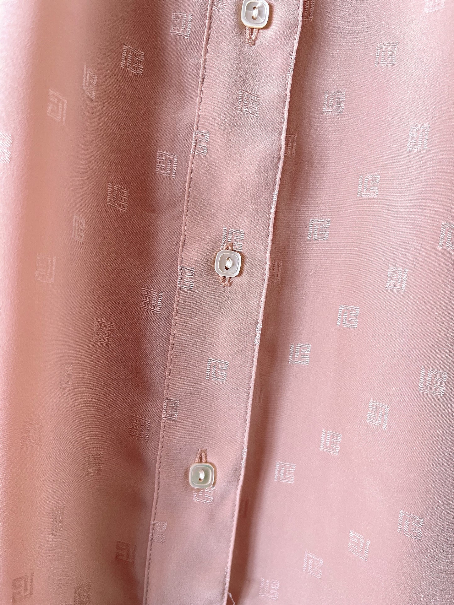 Pierre Balmain pink blouse