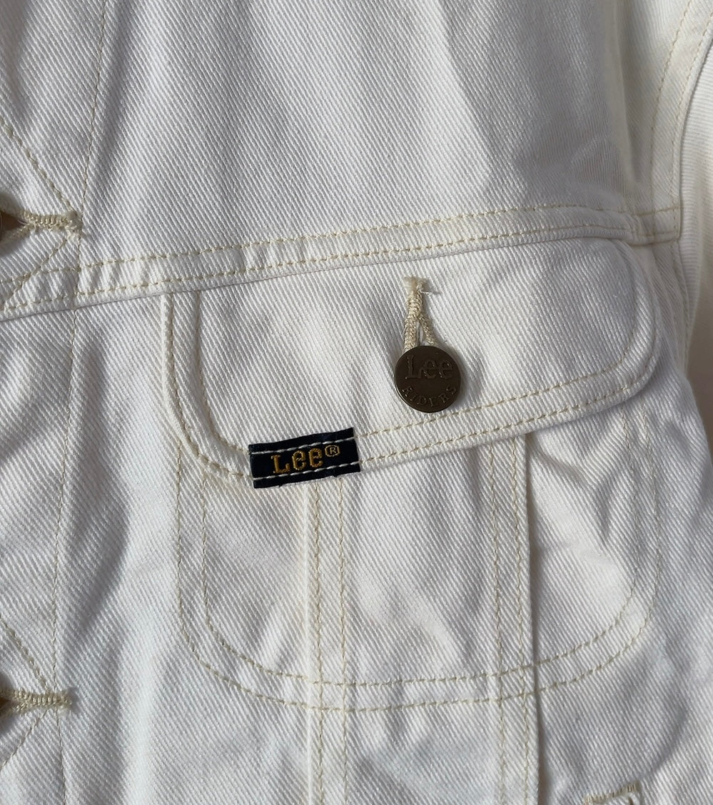 Lee vintage white riders denim jacket