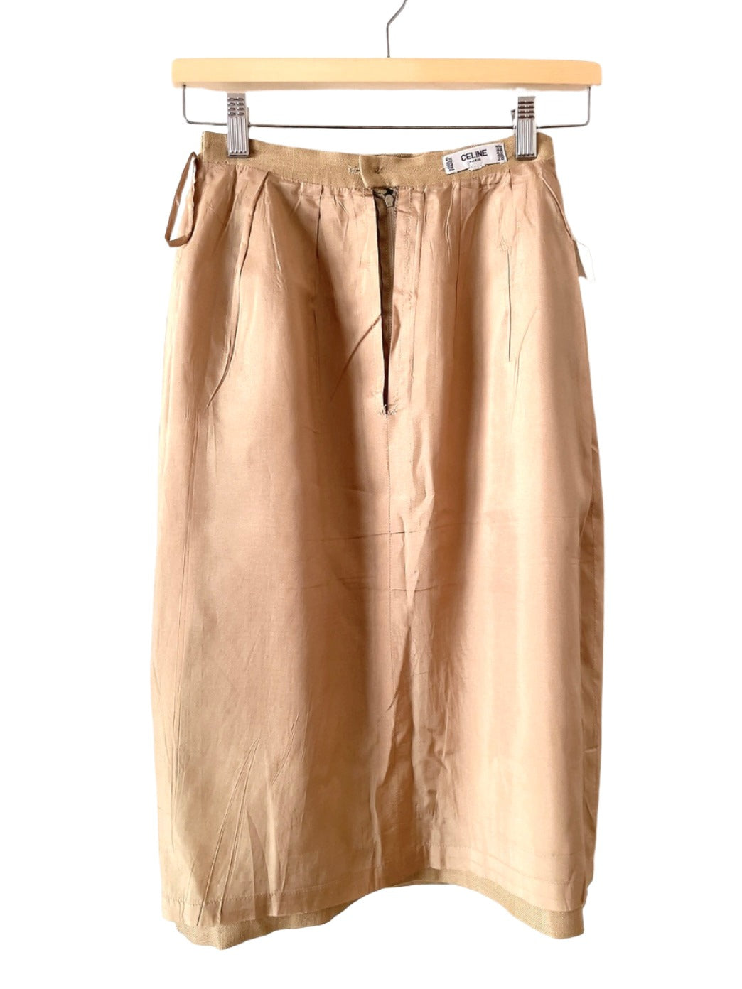 CELINE 80s~90s Vintage linen skirt
