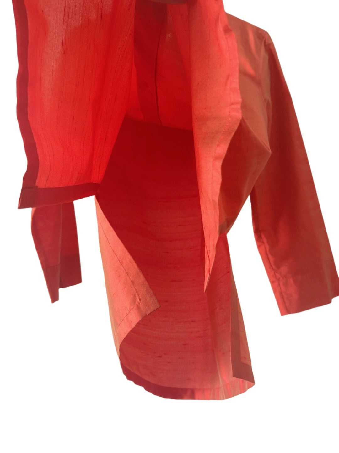 Max mara red silk shirts jacket