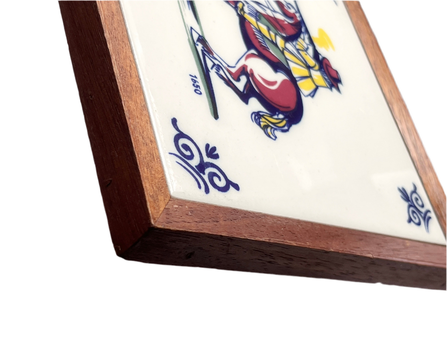 vintage ceramic tile frame