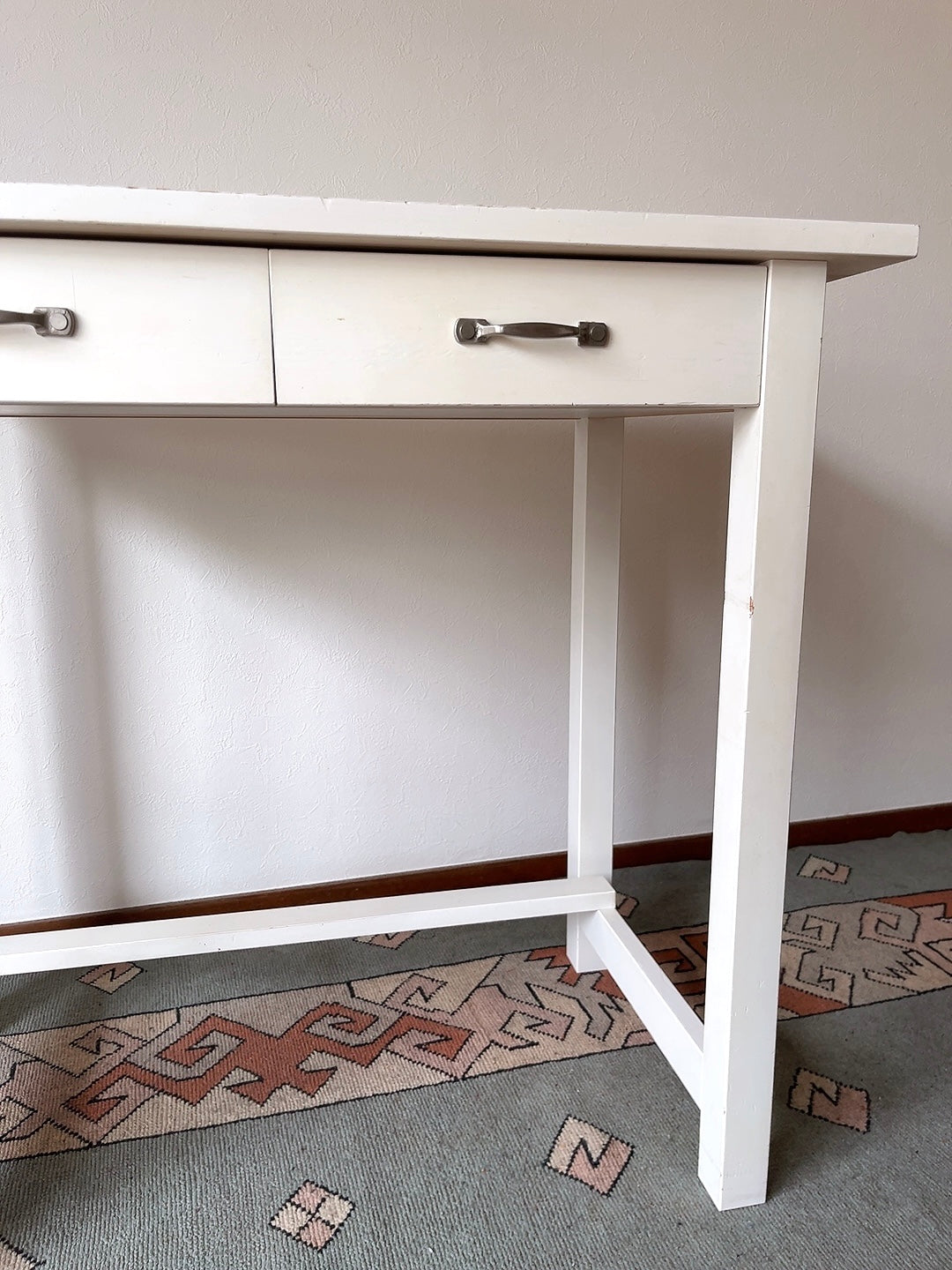モモ ナチュラル パイン無垢材 ホワイト デスク ドレッサー 引き出し MOMO NATURAL pine wood white desk – 𝐀ᶠʳزⁿˢ 𝐕زⁿᵗᵃᵍᵉ