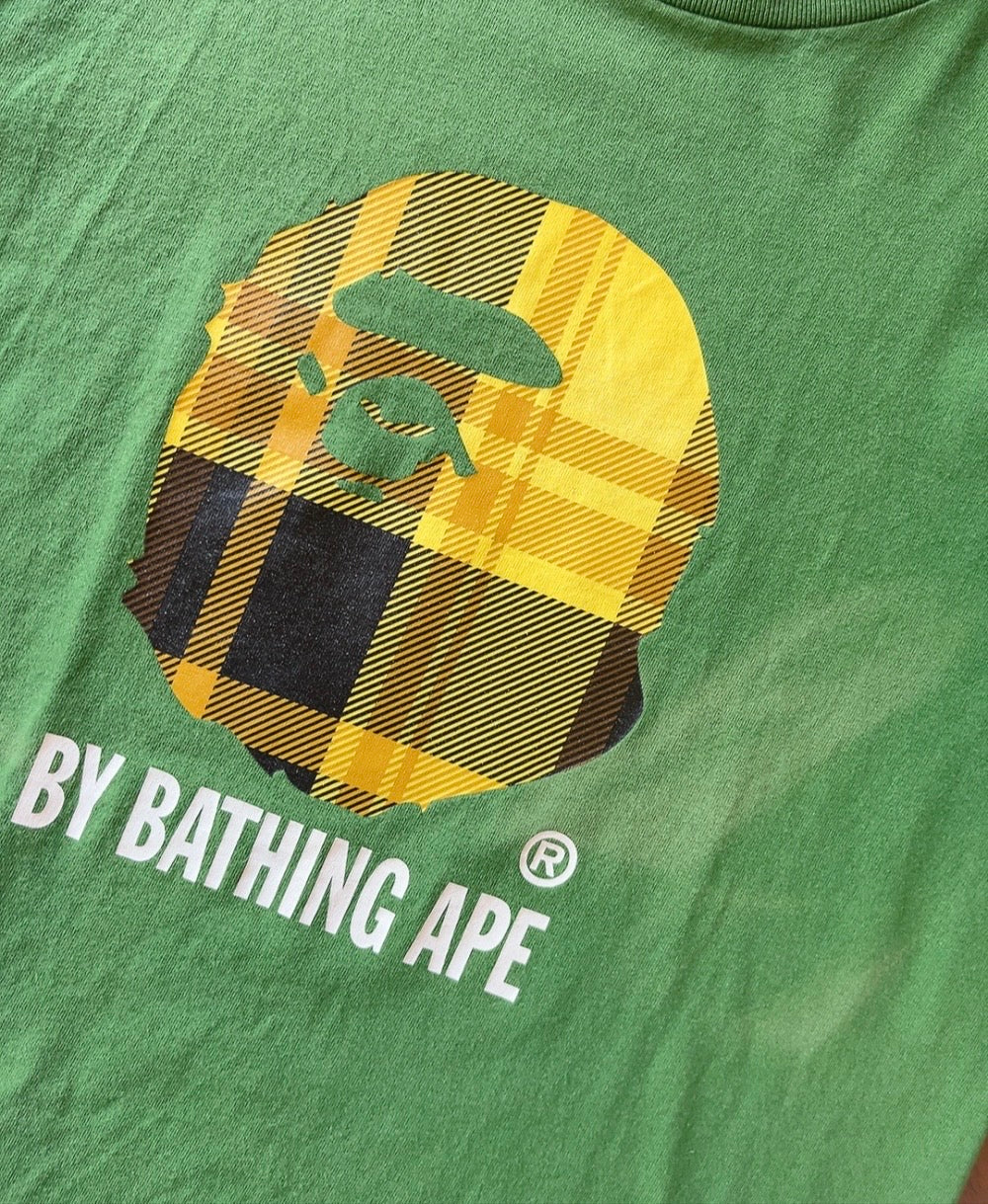 BAPE green T-shirt