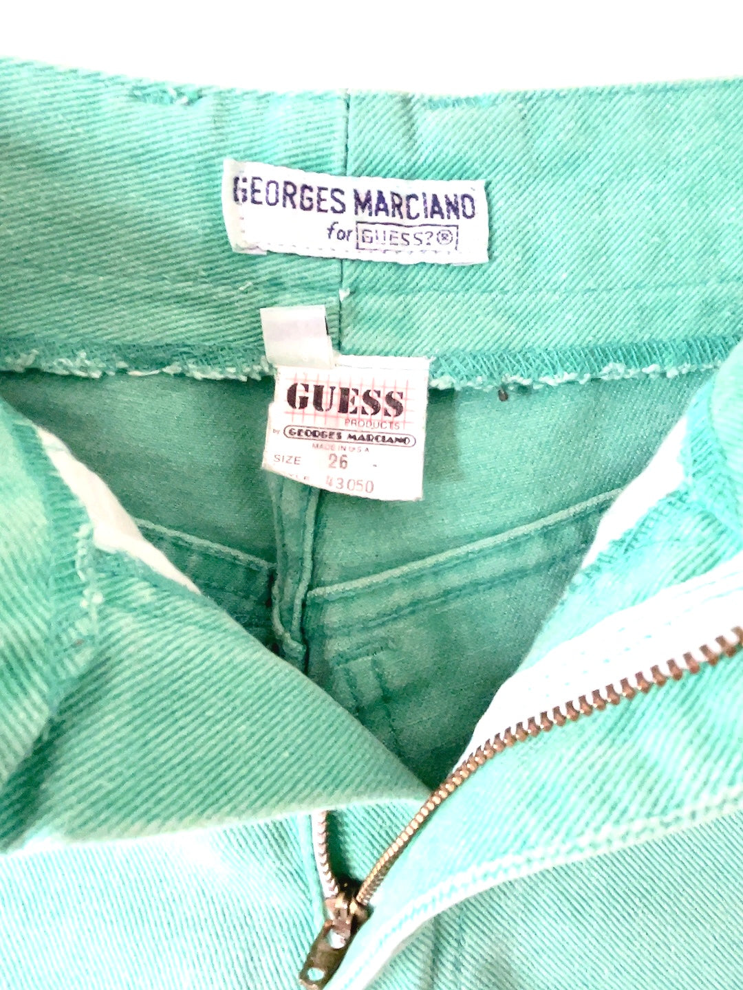 GUESS vintage cut-off denim pants