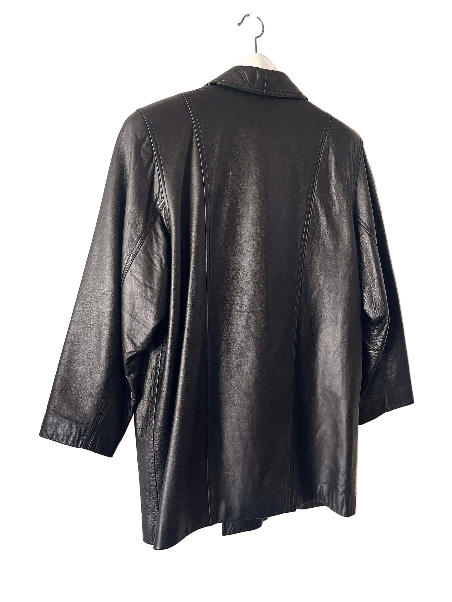 80s Italy made leather jacket