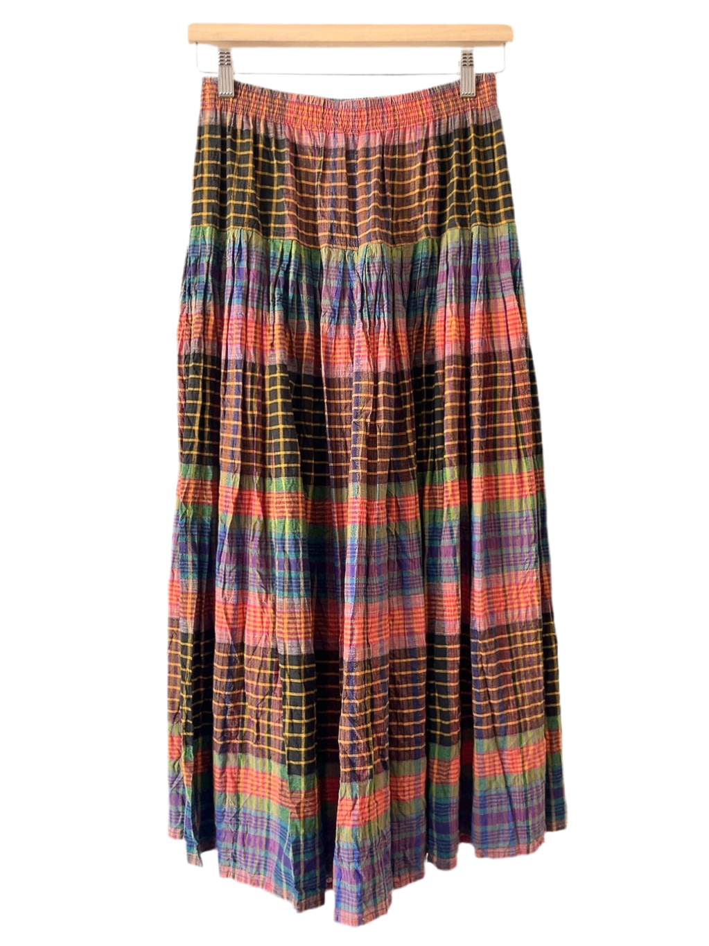 Liz sport cotton long flare skirt