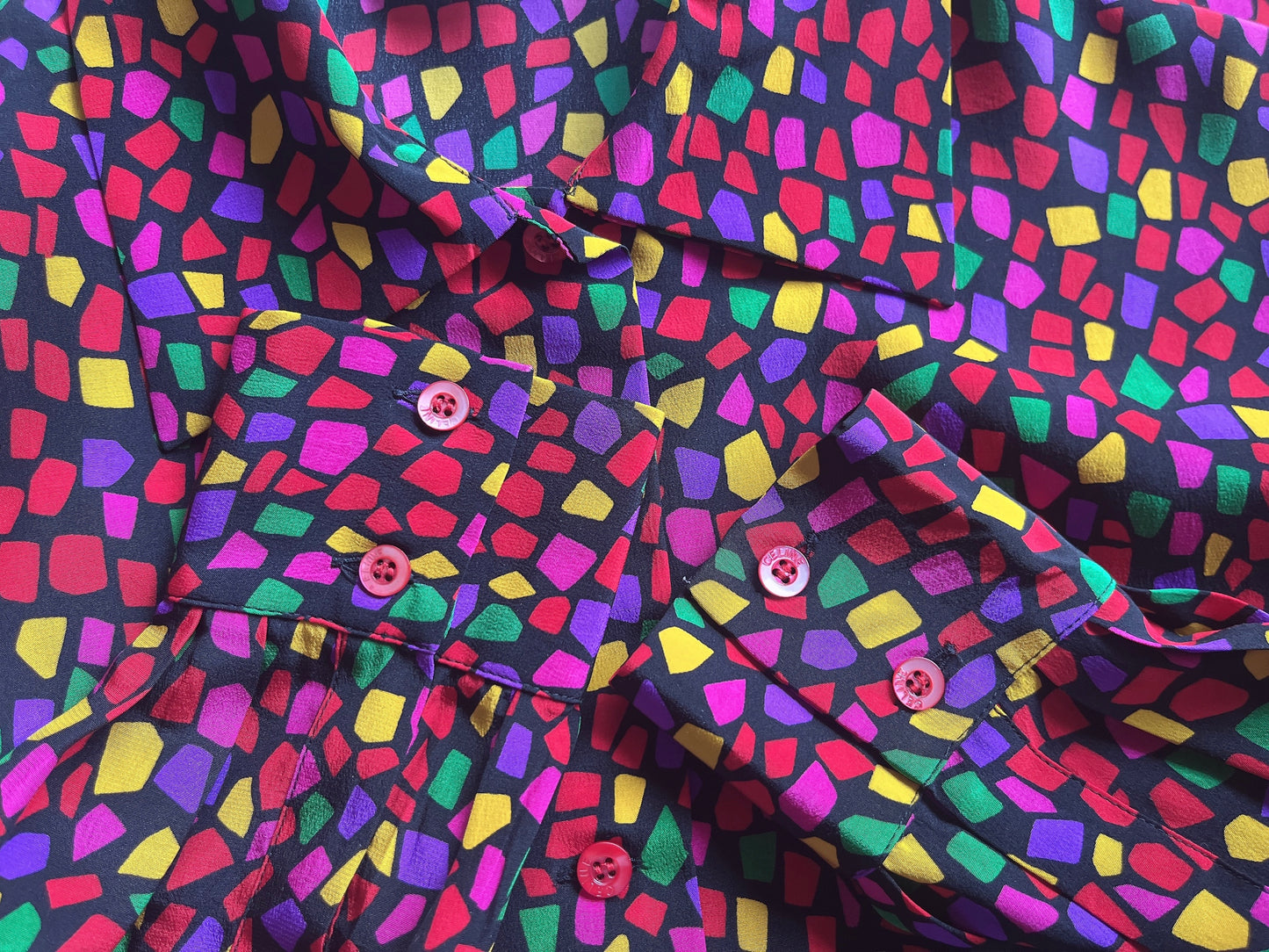 old Celine silk blouse
