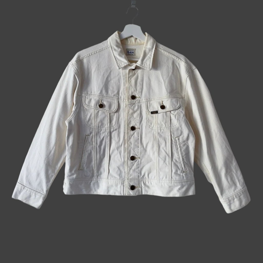 Lee vintage white riders denim jacket