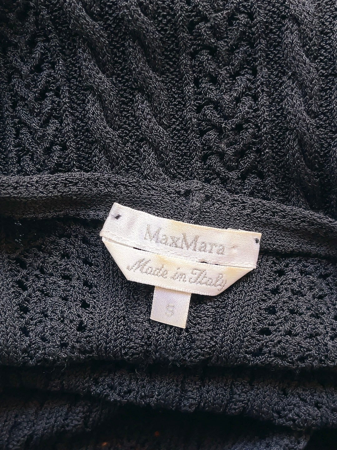Max Mara navy knit tank top