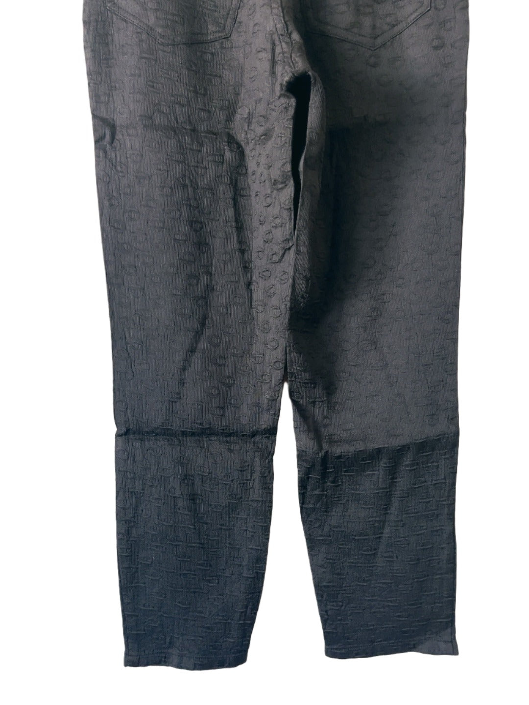 VERSACE - jeans couture vintage high waist black pants