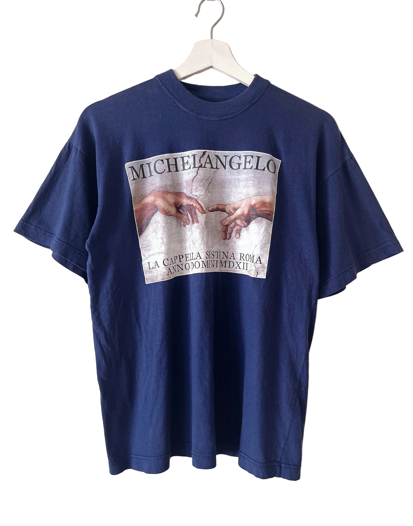 vintage Michelangelo painting t-shirt