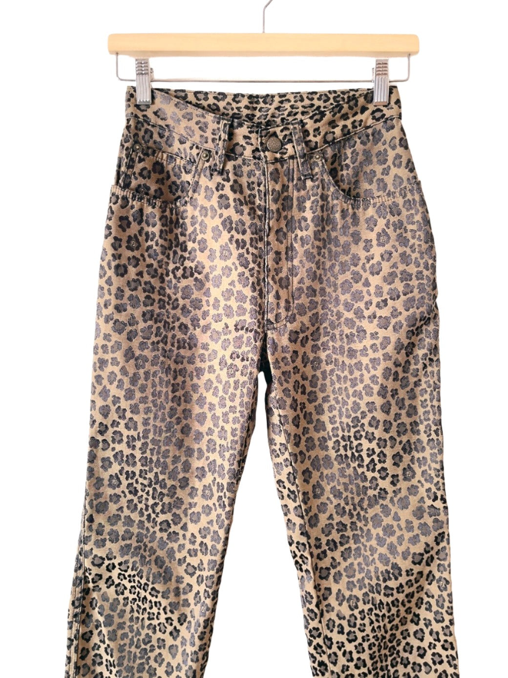 FENDI 90s vintage leopard jeans
