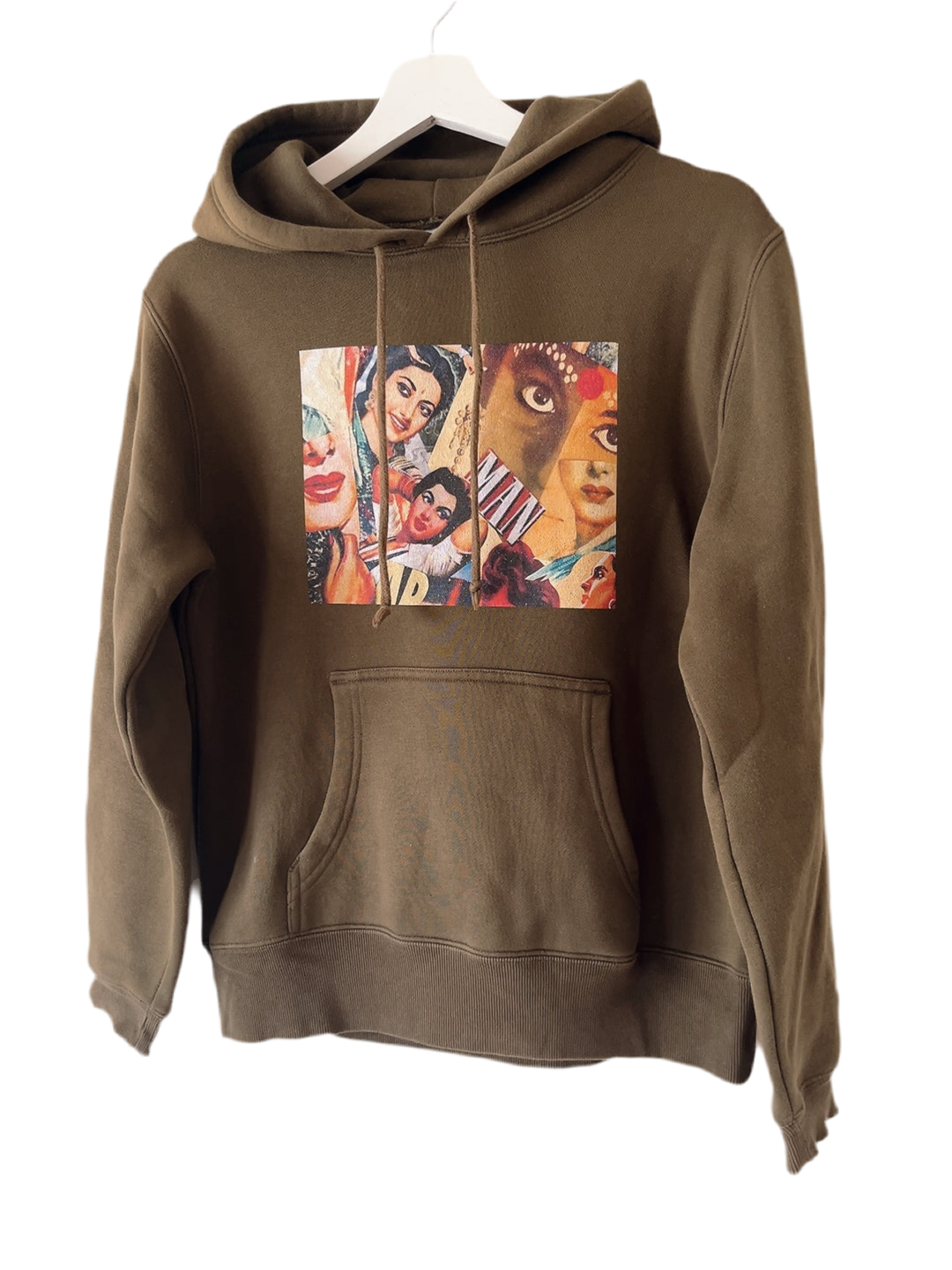 old Bollywood posters collage hoodie - design by ʳⁱᵗⁱᵏᵃ