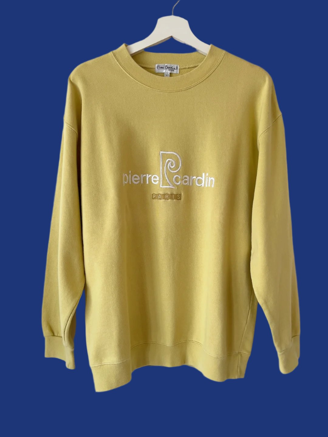 Pierre Cardin vintage logo embroidery sweatshirt