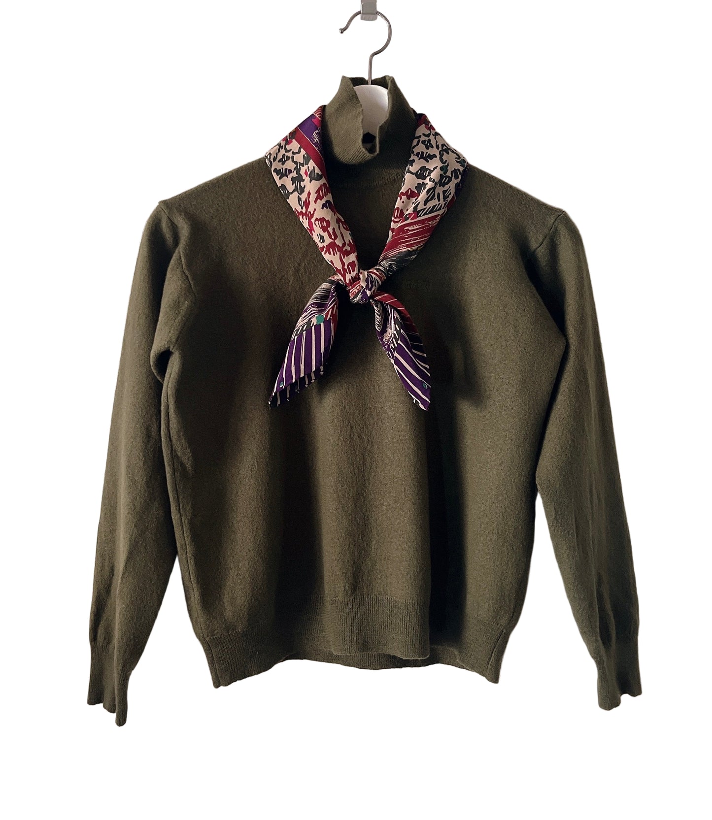 ARMANI COLLEZIONI khaki sweater