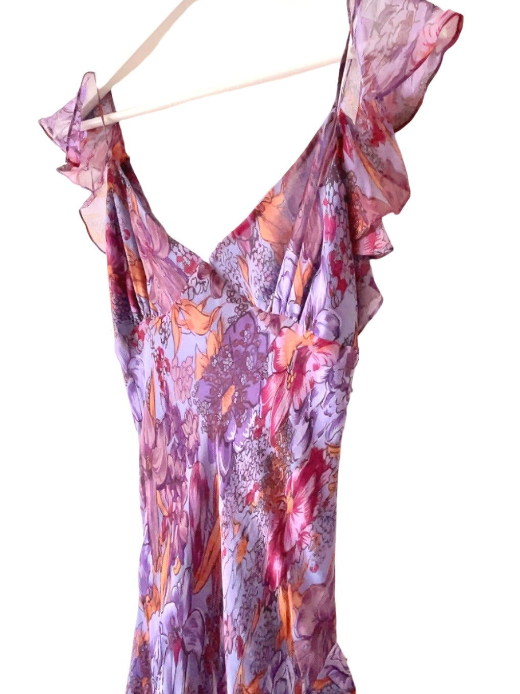 BETSEY JOHNSON vintage silk camisole long dress