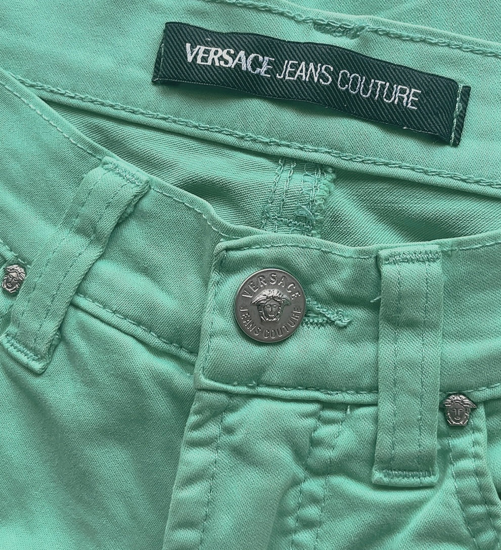 VERSACE JEANS COUTURE light green pants