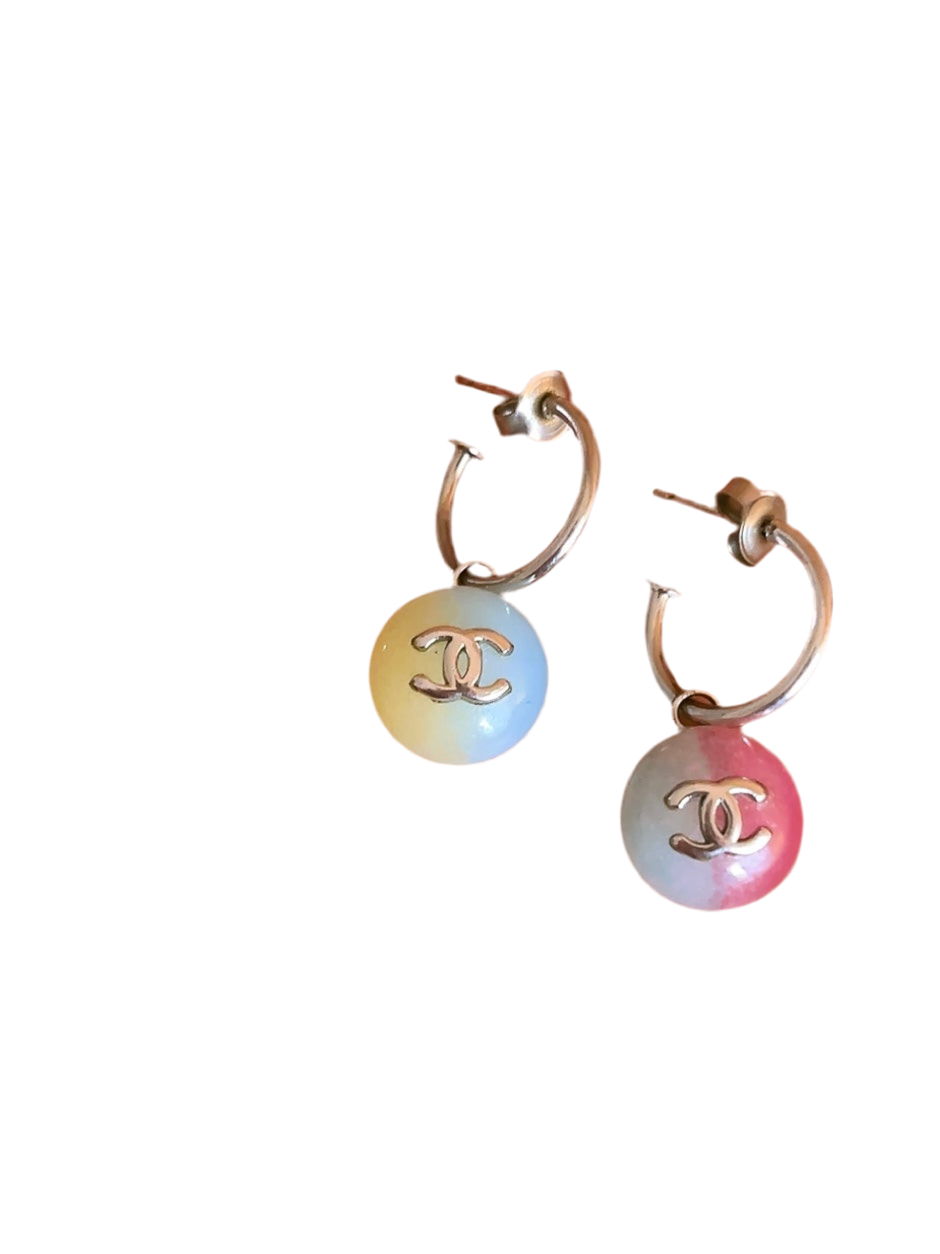CHANEL 1999 stone earrings