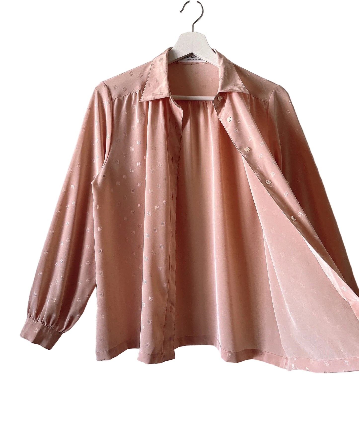 Pierre Balmain pink blouse