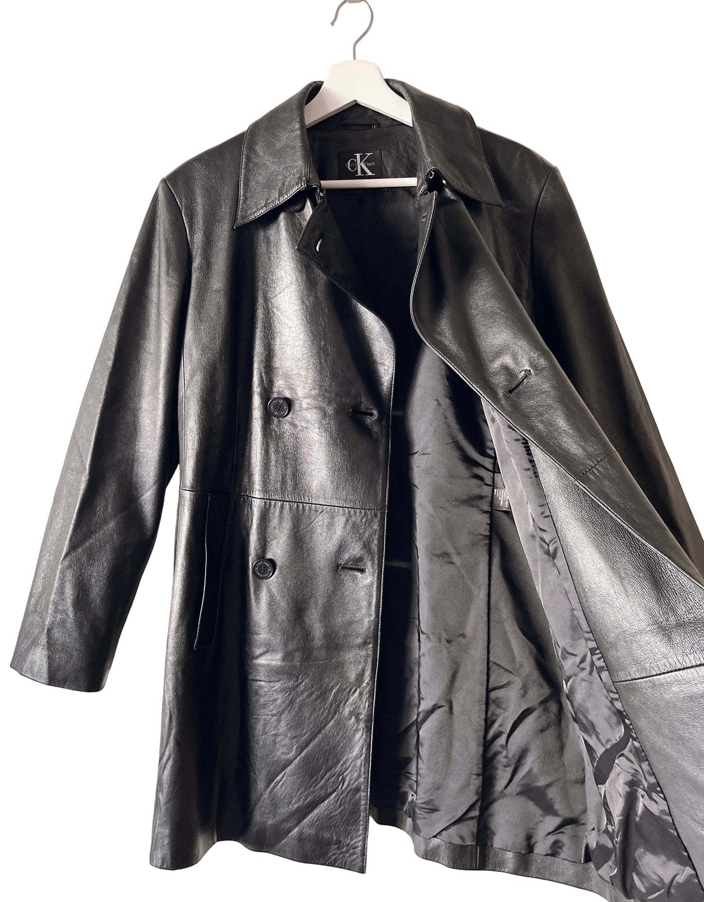 CK Calvin Klein leather jacket