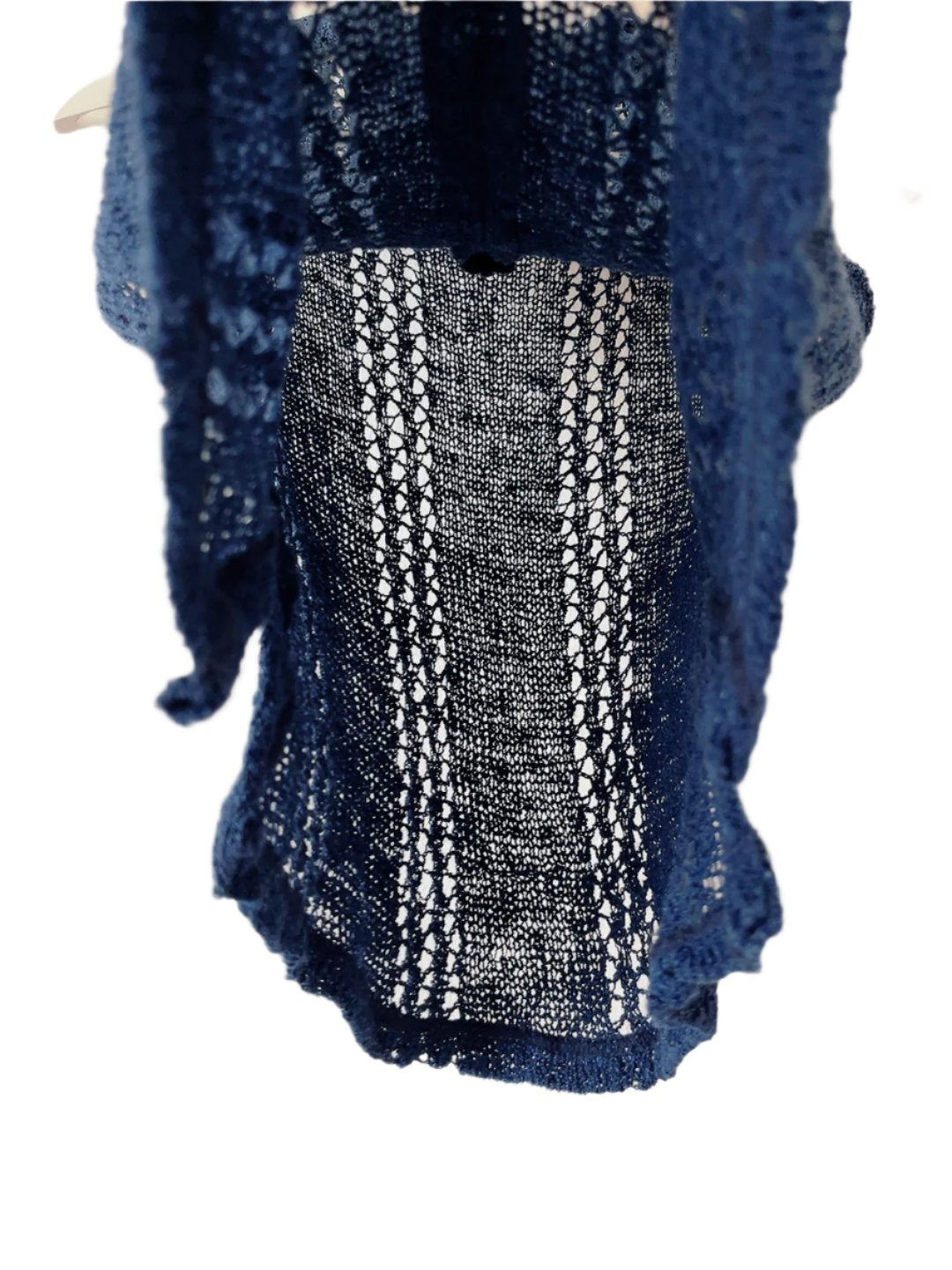 vintage linen navy knit tank top