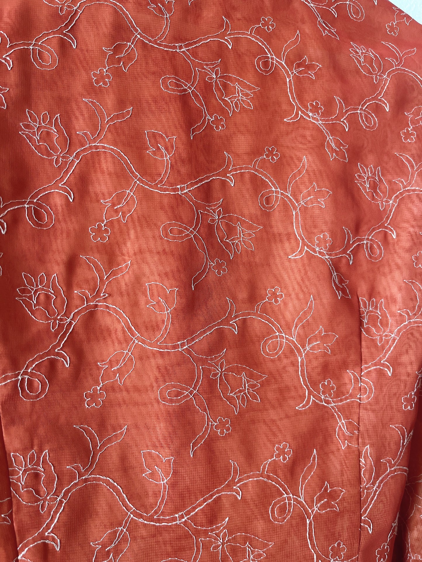 FENDISSIME emboidery belt shirt