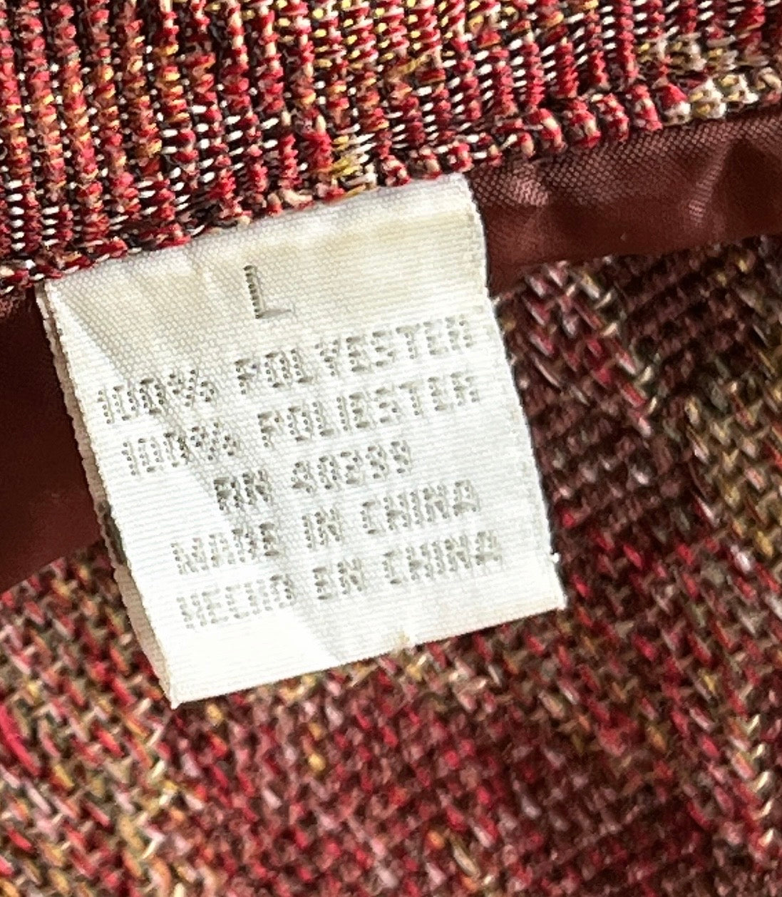 vintage autumn color Gobelins jacket