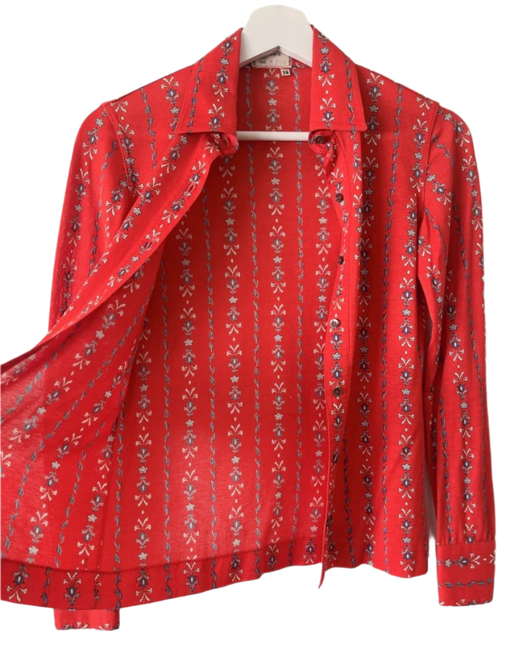 70s old CELINE cotton blouse